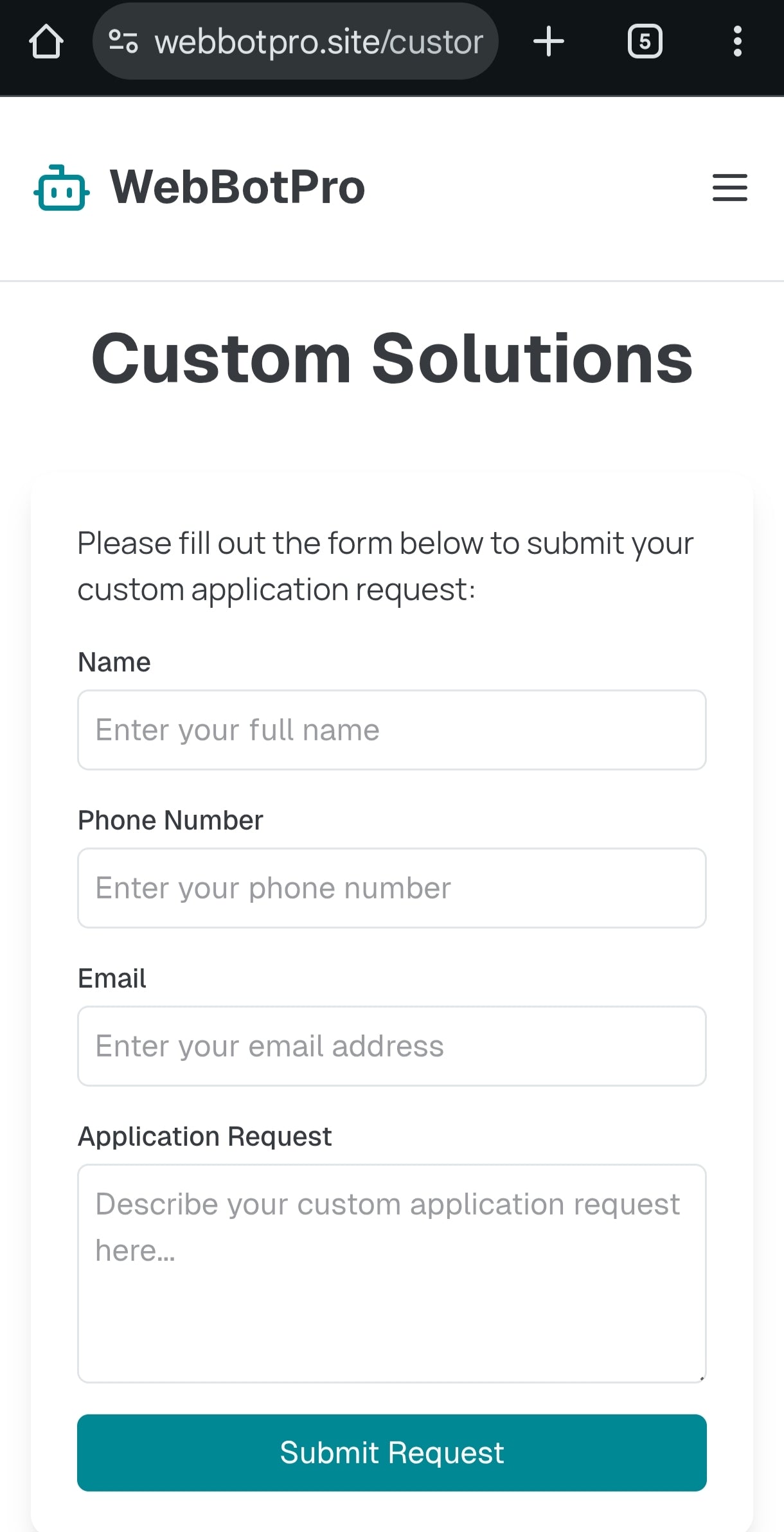 Business Website for Company Profile & Small Business