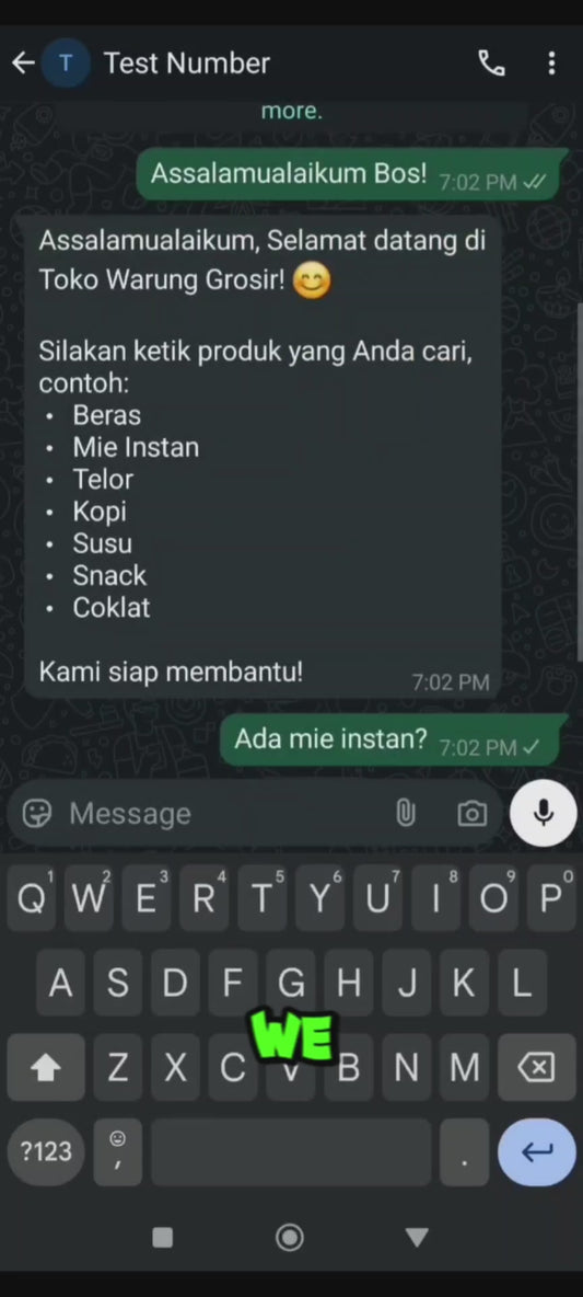 WhatsApp Bot Sales Automation