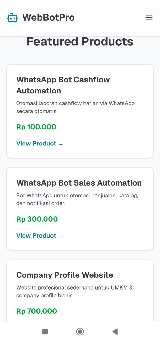 Professional Business Website (SMB) with Online Payment