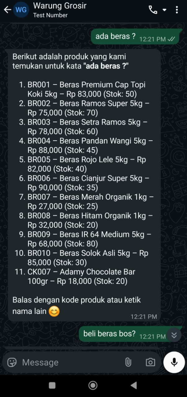 WhatsApp Bot Sales Automation