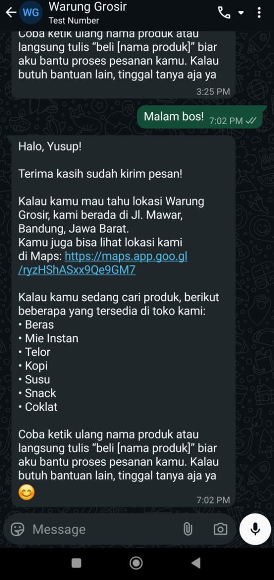 WhatsApp Bot Sales Automation