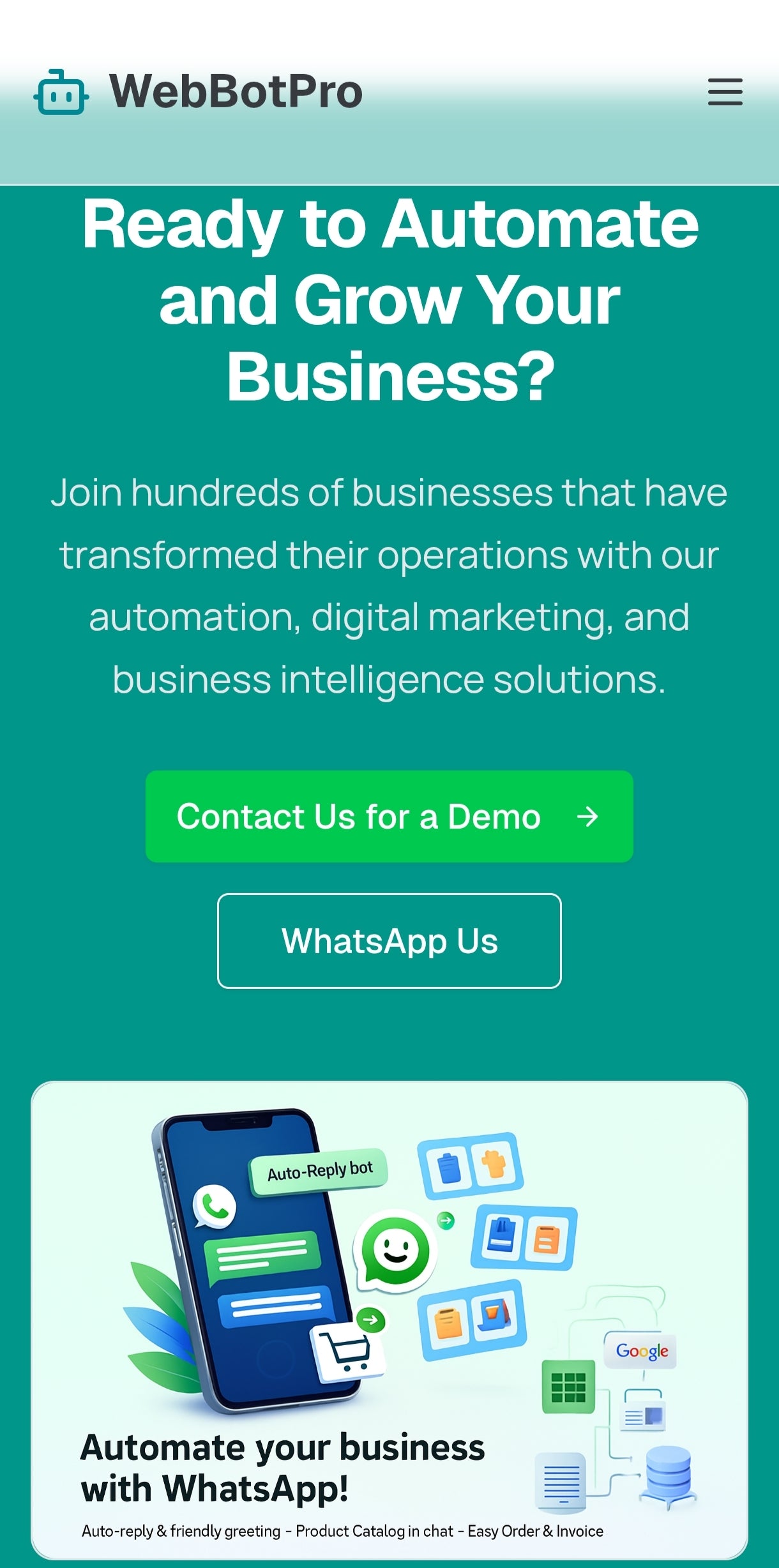 Business Website for Company Profile & Small Business