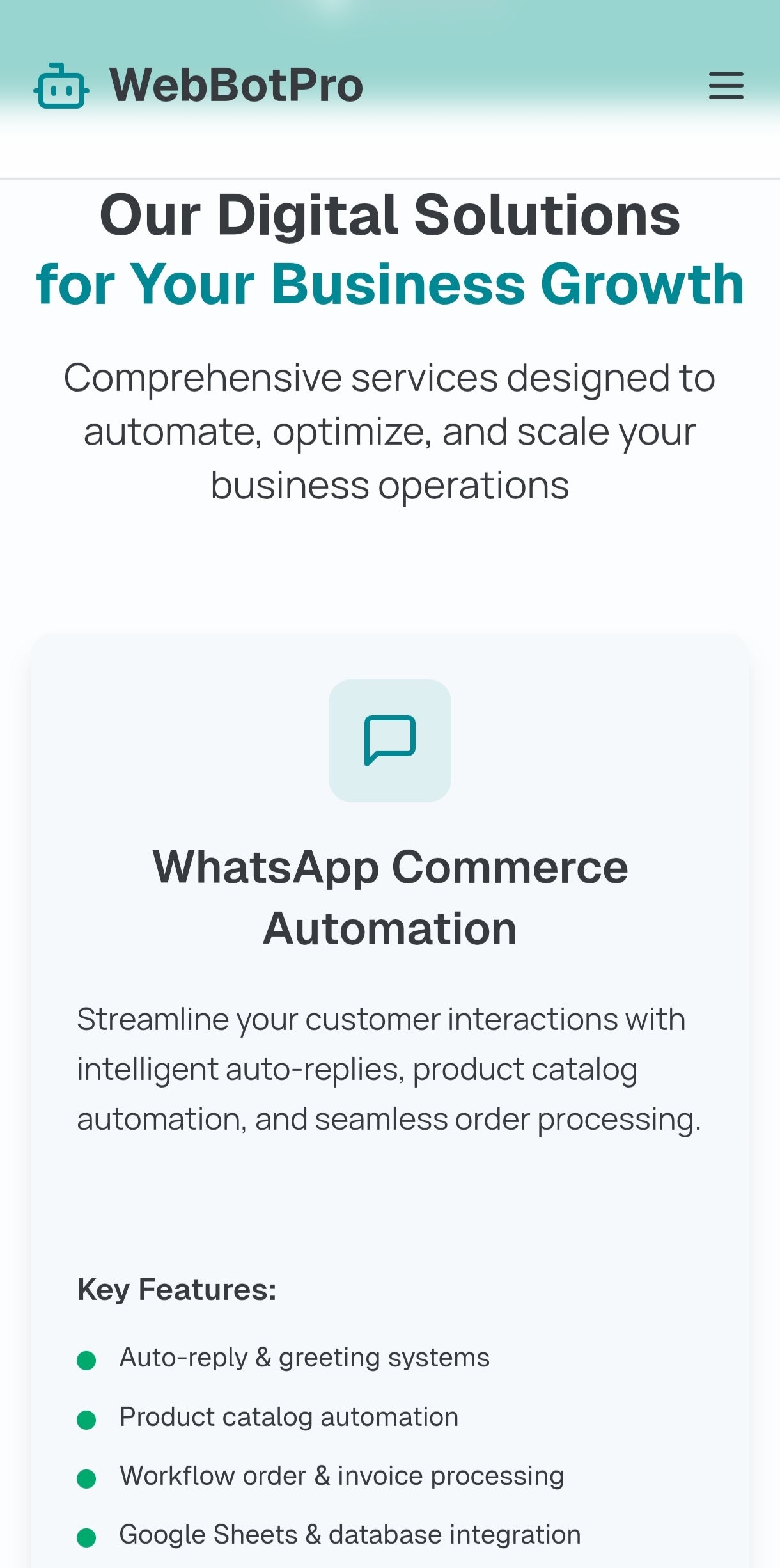 Business Website for Company Profile & Small Business